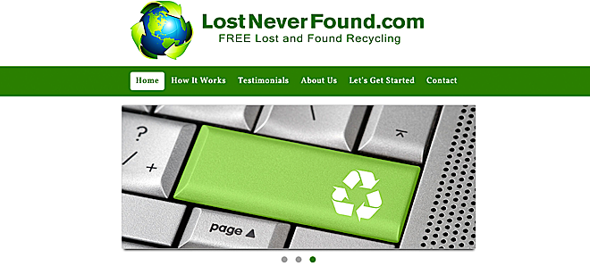 Lost Never Found drupal website
