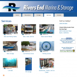 Services provided by Rivers End Marina.