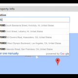 Integration with Google Maps helps prevent multiple entries.